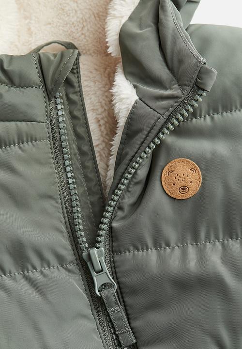 H&M - Padded all-in-one suit - khaki green