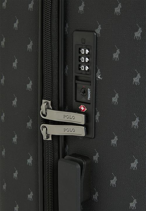 POLO - 4 Wheel Trolley Pullman With TSA Lock - Charcoal