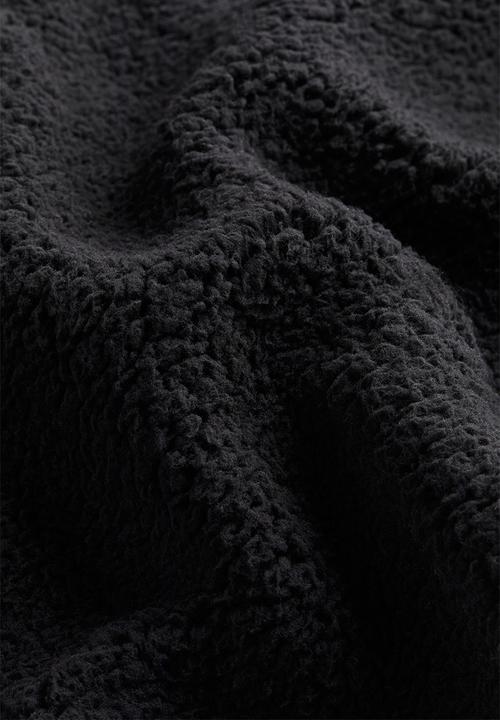 H&M - Pile zip-top sweatshirt - black