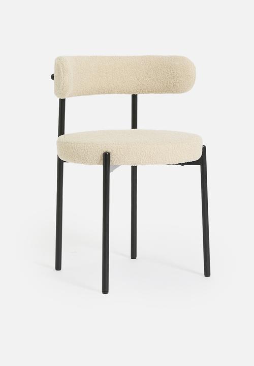 Sixth Floor - Ana sherpa dining chair - taupe