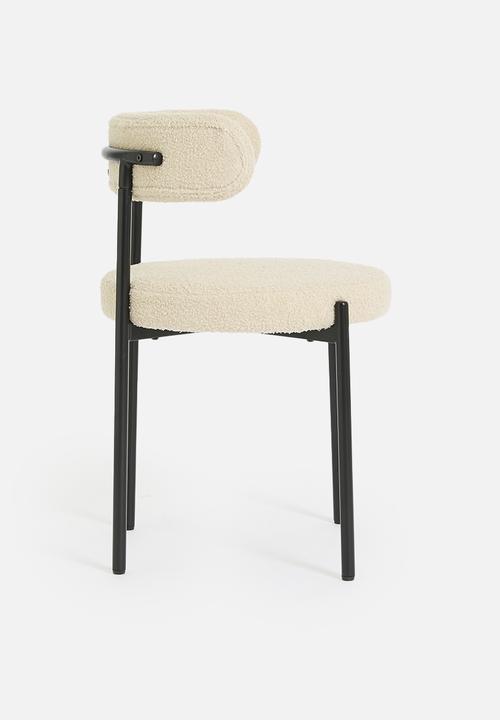 Sixth Floor - Ana sherpa dining chair - taupe