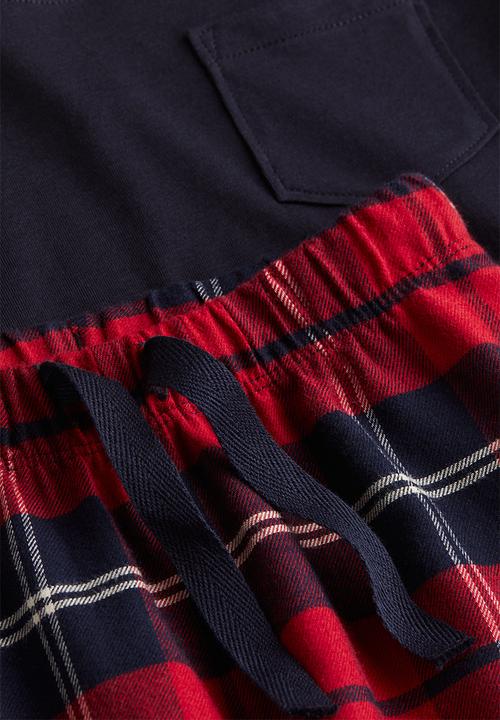 H&M - Cotton pyjamas - red & checked