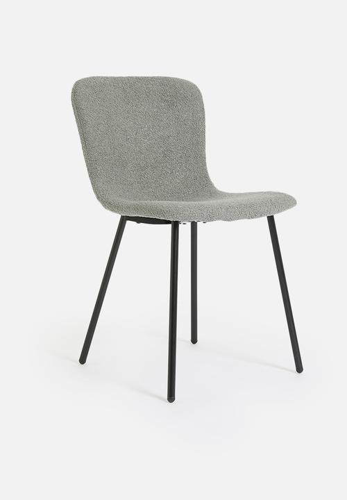 Sixth Floor - Sherpa dining set of 2 - grey