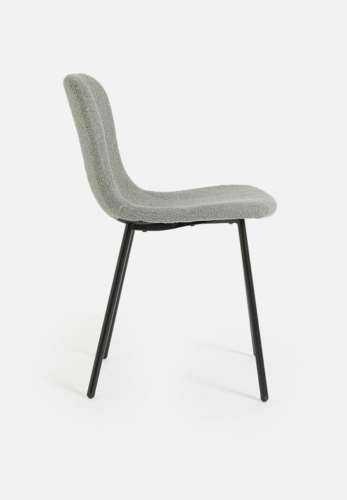 Sixth Floor - Sherpa dining set of 2 - grey