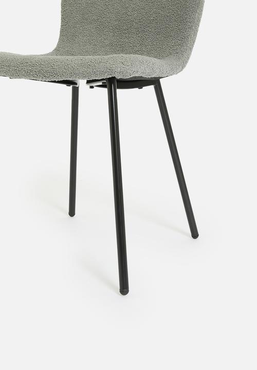 Sixth Floor - Sherpa dining set of 2 - grey