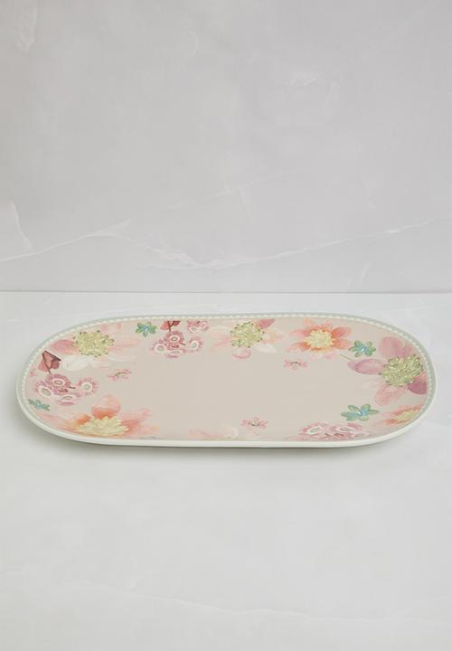 Maxwell & Williams - Primula Oval Platter - Pink Gift Boxed