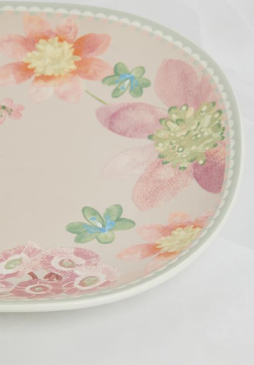 Maxwell & Williams - Primula Oval Platter - Pink Gift Boxed