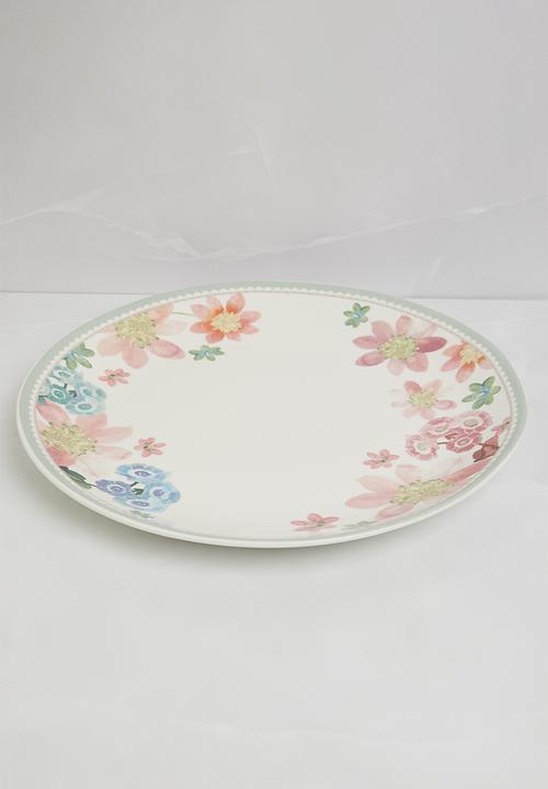 Maxwell & Williams - Primula Round Platter - White Gift Boxed