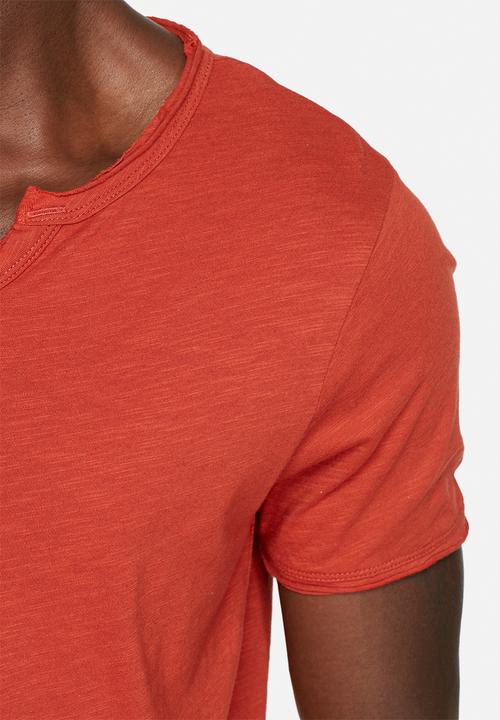 Jack & Jones - Galvin Split Neck Tee