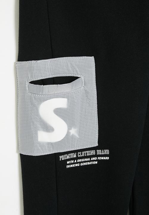 SOVIET - Boys track pants - black