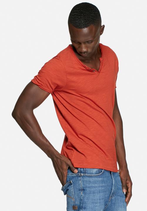 Jack & Jones - Galvin Split Neck Tee