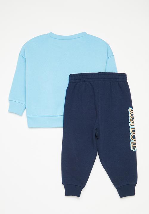 Nike - Nkb b nsw soa fleece crew set - midnight navy