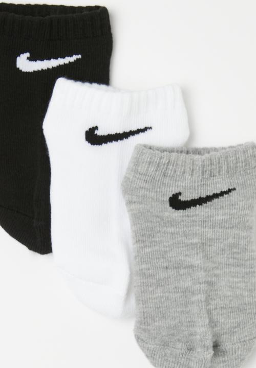 Nike - Nhn nike basic no show 3 pack - multi