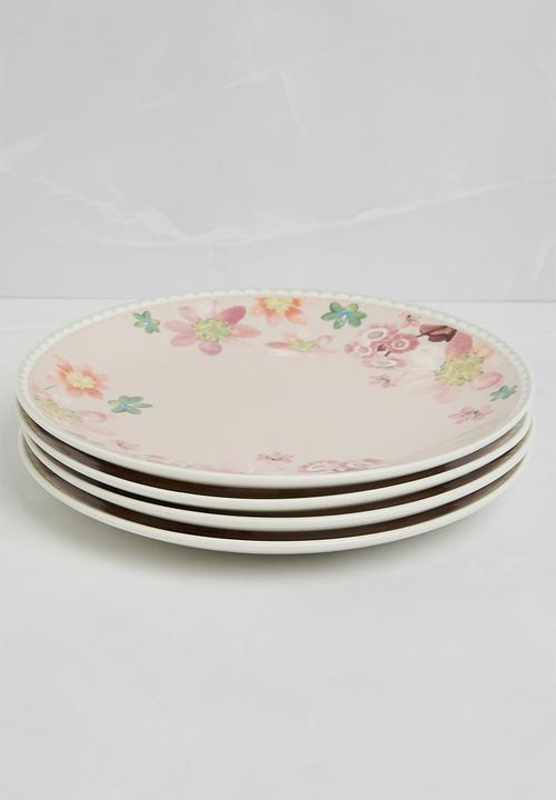 Maxwell & Williams - Primula 12 pc Dinner Set - Pink