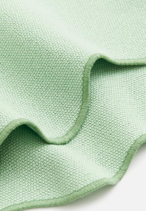 H&M - 2-pack scallop-edged place mats - green