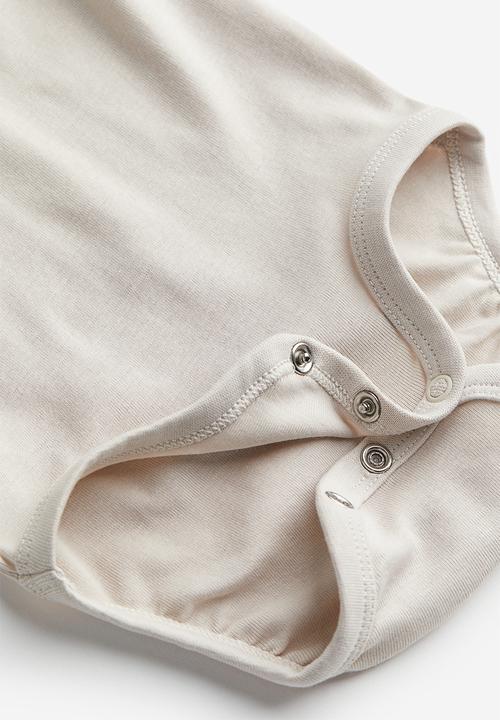 H&M - 2-pack long-sleeved bodysuits - white/hearts