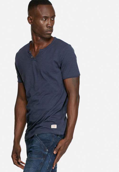 Jack & Jones - Galvin Split Neck Tee