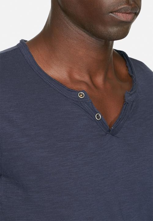 Jack & Jones - Galvin Split Neck Tee