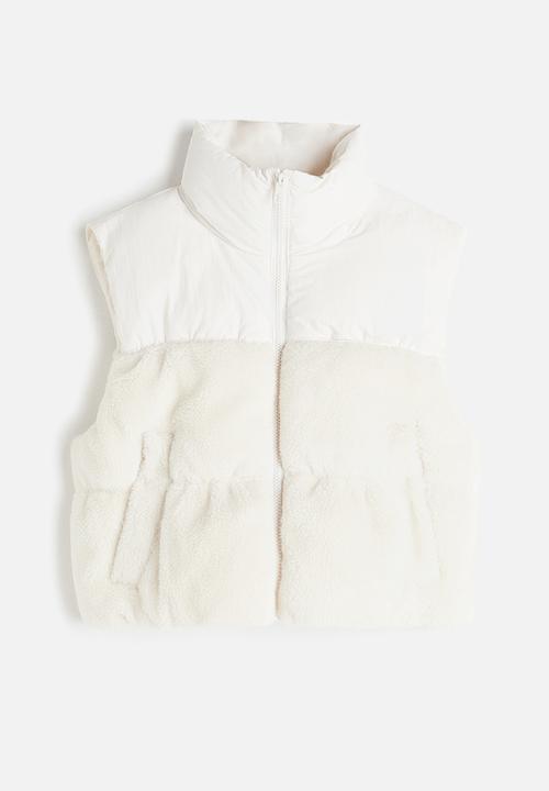 H&M - Puffer gilet - cream