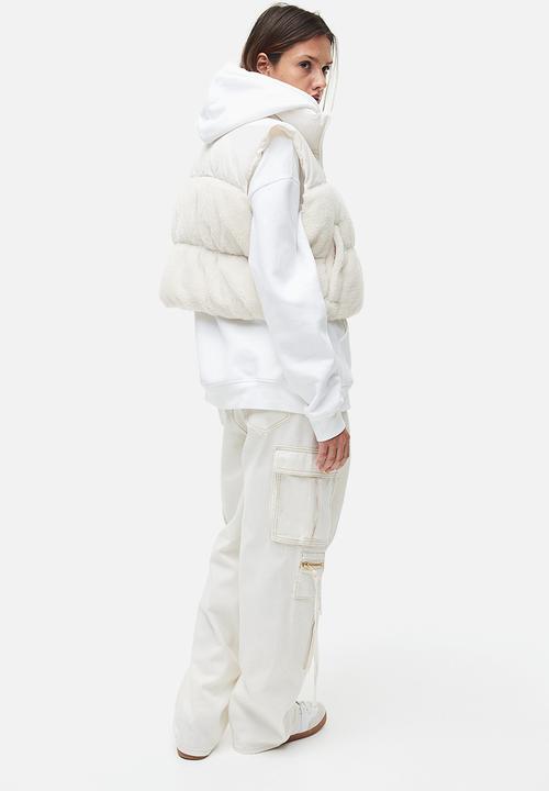 H&M - Puffer gilet - cream