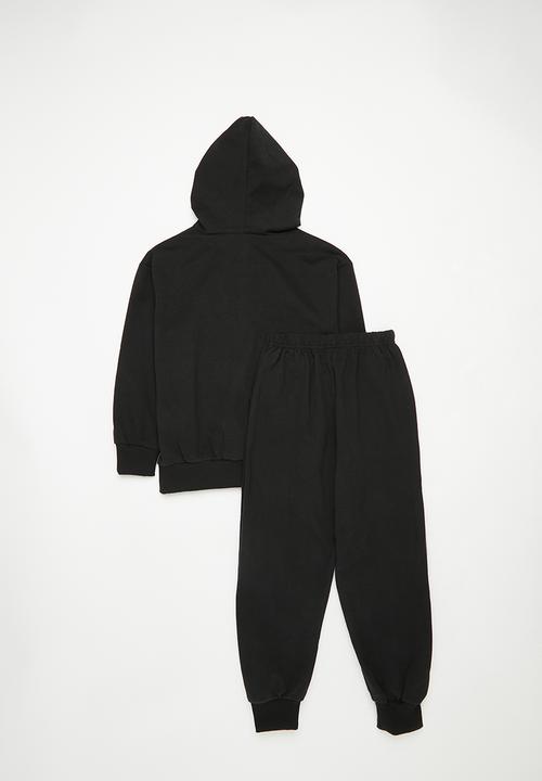 Pop Candy - Hooded tracksuit set - black