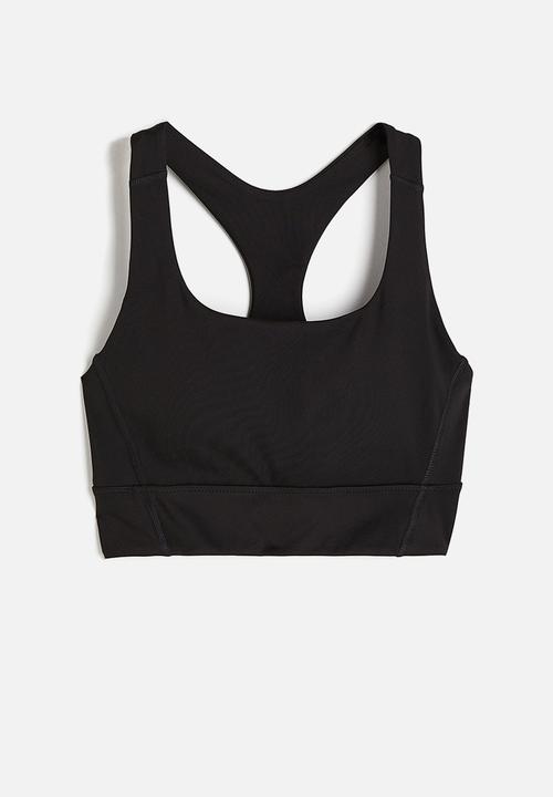 H&M - Drymove™ medium support sports bra - black