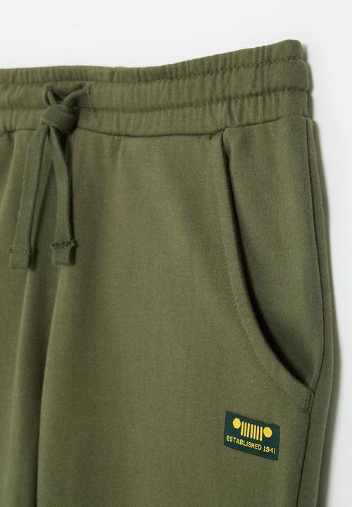 JEEP - Cuff logo jogger - fatigue
