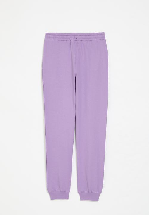 JEEP - Cuff logo jogger - lavender silk