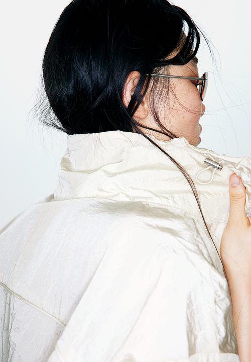 H&M - Parachute bomber jacket - light beige