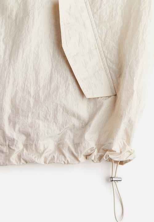 H&M - Parachute bomber jacket - light beige
