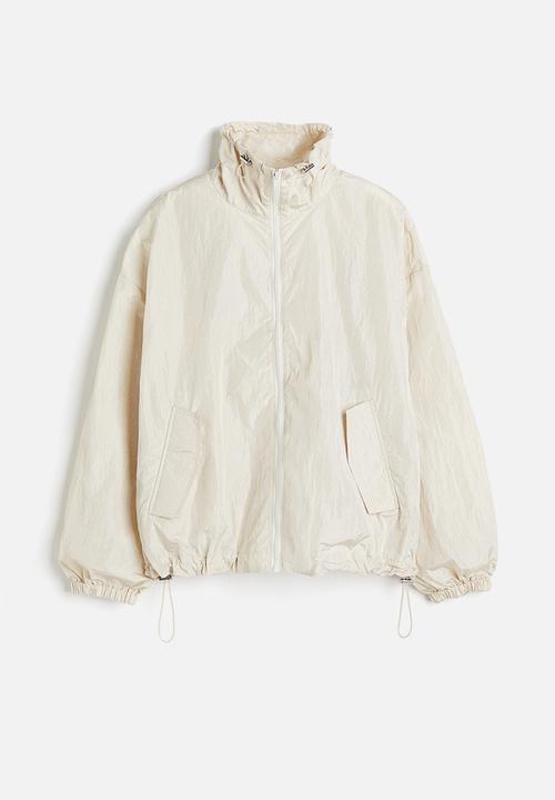 H&M - Parachute bomber jacket - light beige