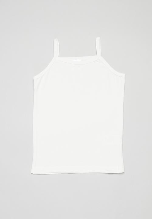 Pop Candy - 2 pack cami vest-pink & white