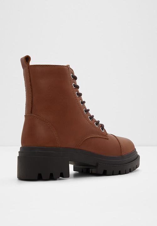 ALDO - Bigmark lace up boot - medium brown