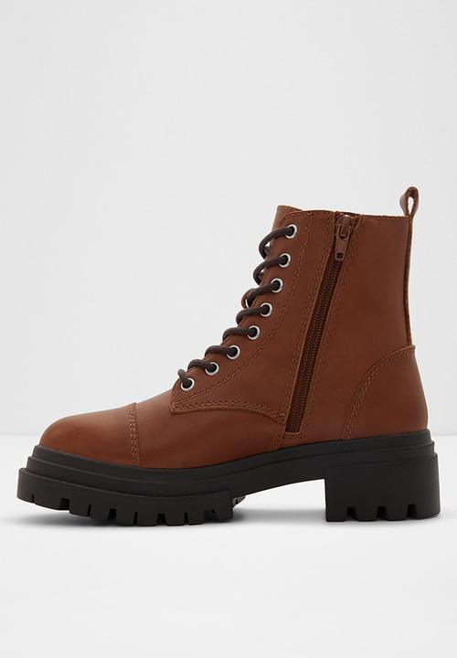 ALDO - Bigmark lace up boot - medium brown