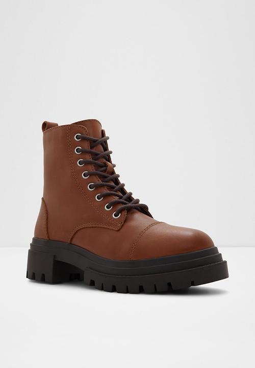 ALDO - Bigmark lace up boot - medium brown