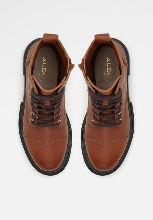 ALDO - Bigmark lace up boot - medium brown