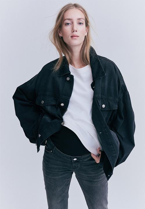 H&M - Mama skinny jeans - dark denim grey
