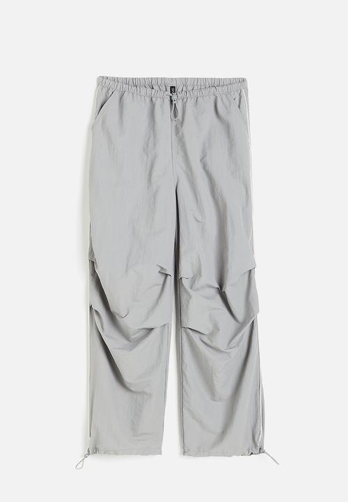 H&M - Parachute trousers - light grey