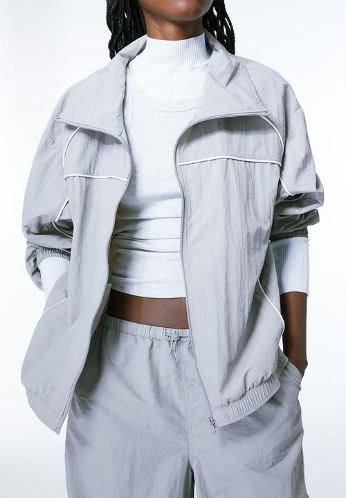 H&M - Parachute trousers - light grey