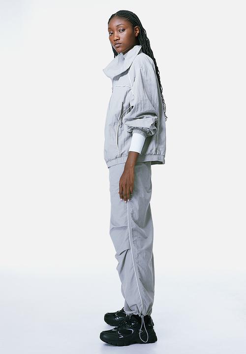 H&M - Parachute trousers - light grey
