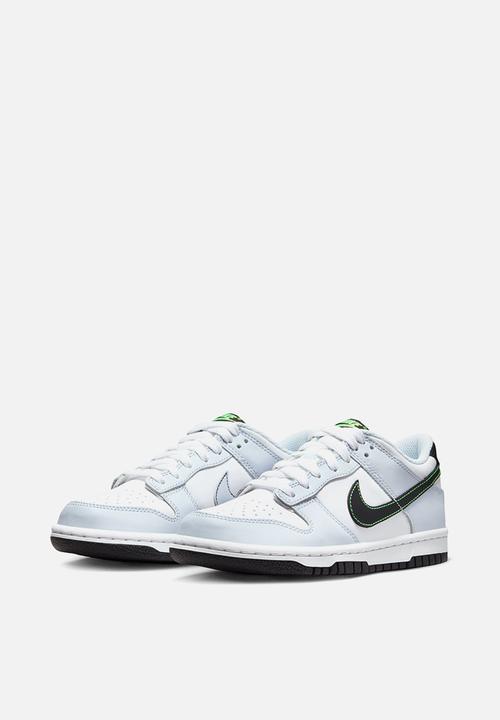 Nike - Nike Dunk Low - White/Black-Football Grey-Green Strike