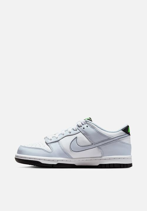 Nike - Nike Dunk Low - White/Black-Football Grey-Green Strike