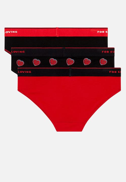 Diesel  - Umbr-Andrethreepack - Multi Black & Red
