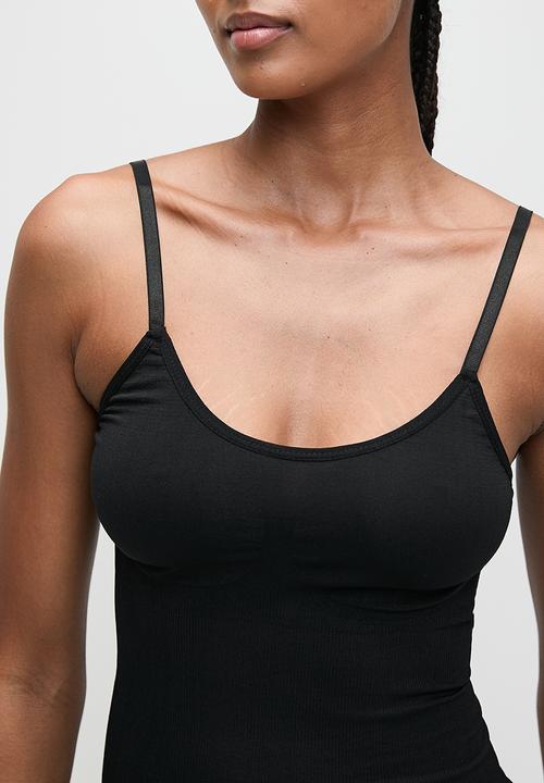 Tessa Design - Tessa sculpt t-shaped bodysuit - black