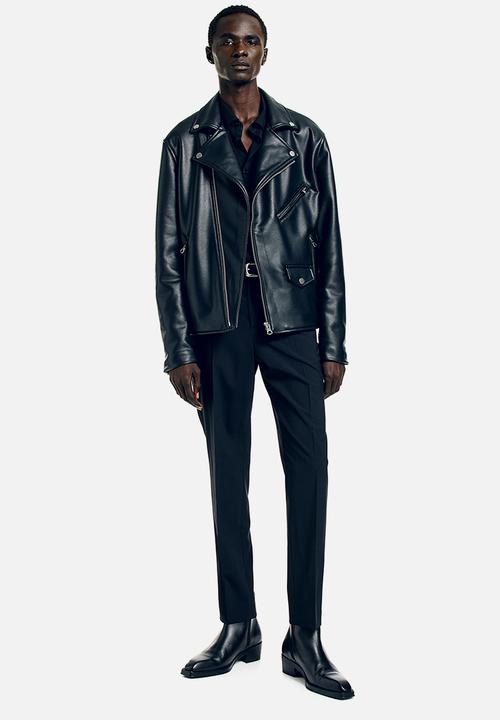 H&M - Regular fit biker jacket - black