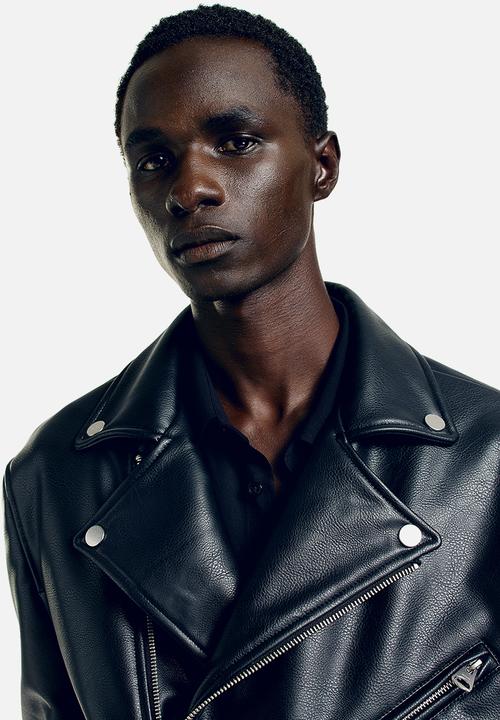 H&M - Regular fit biker jacket - black
