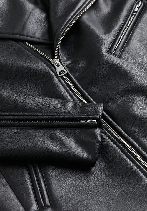 H&M - Regular fit biker jacket - black