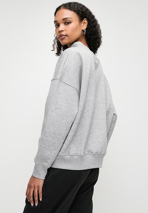 Superbalist - Turtle neck sweatshirt - grey melange