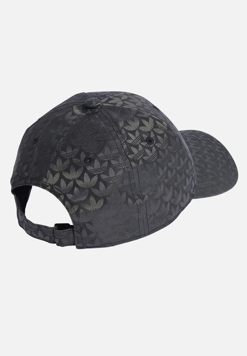 adidas Originals - Trefoil Monogram Jacquard Baseball Cap - Black