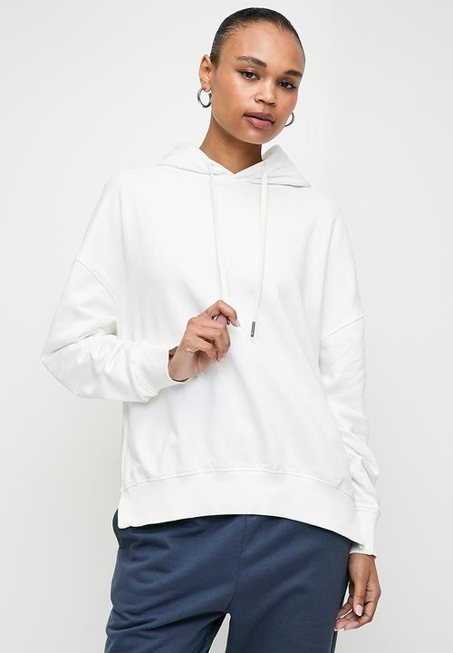 Superbalist - Side zip hoody - off white